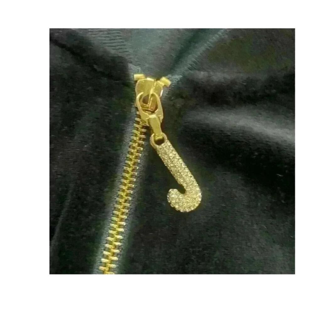 Juicy Couture Velour Westwood Jacket, Varsity style, women’s XXS, NWT, Zip Up - Picture 2 of 8